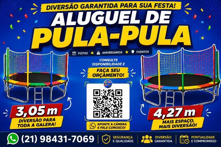 Aluguel de pula pula para festa