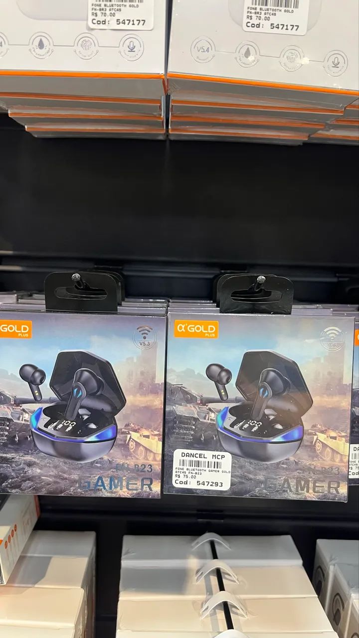 Fone de ouvido Bluetooth Gamer Sem fio 