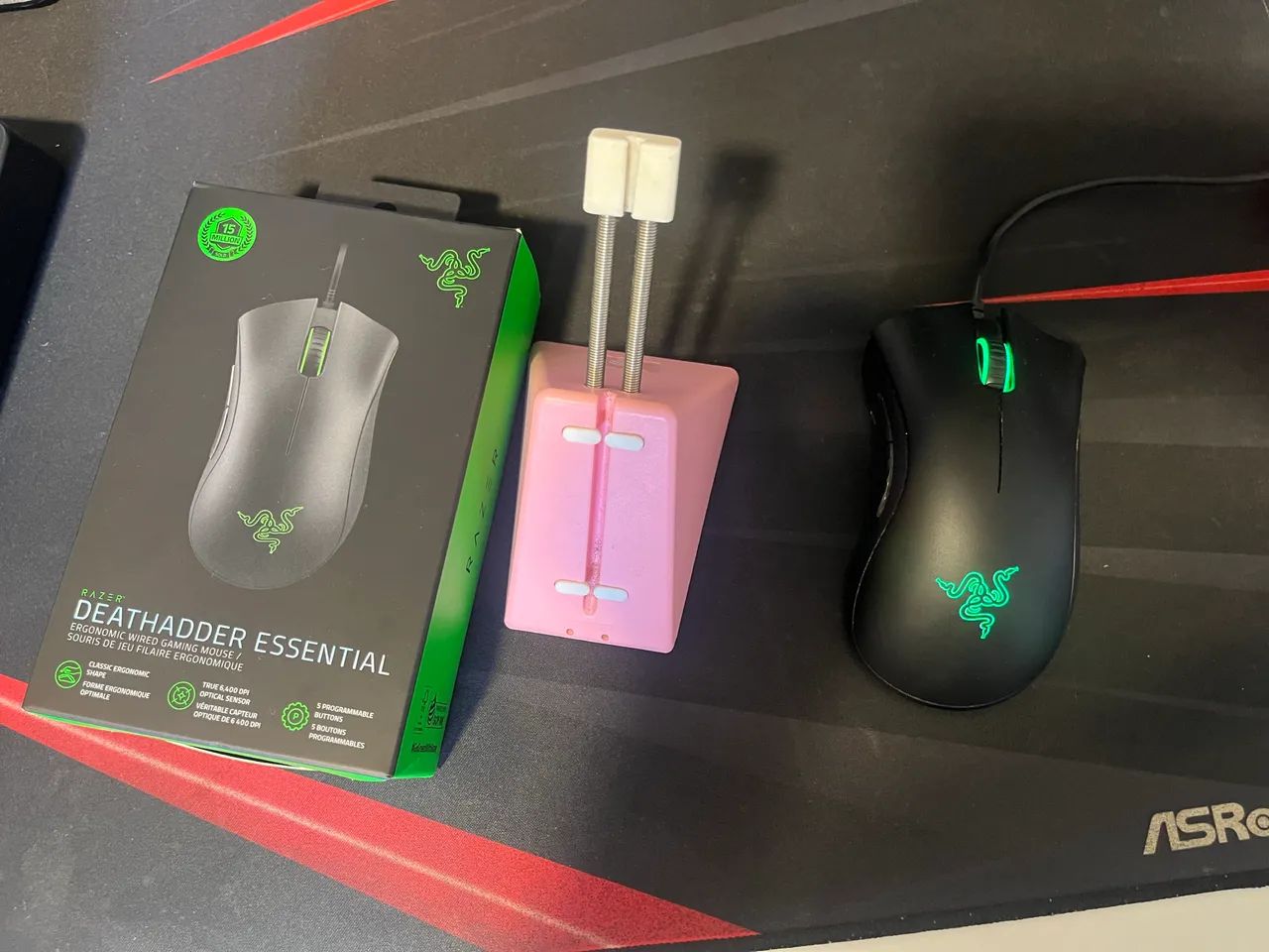 Mouse Razer DeathAdder Essential + Mouse Bungee