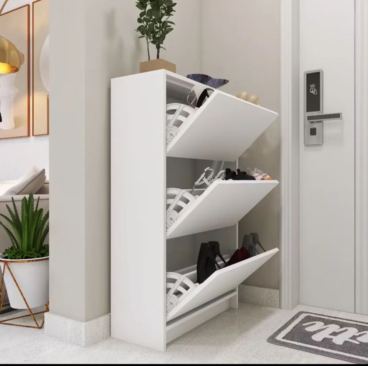 Sapateira 3 Portas 100%MDF - Foto 2