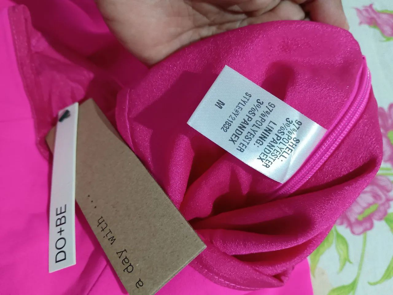 Calça Pantalona Do+be Tamanho M Rosa-choque - Foto 4
