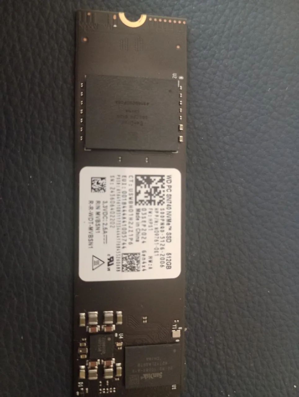 SSD M2 nvme PCIE 512GB