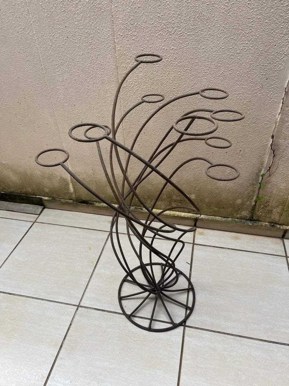 Porta velas diferente e único 
