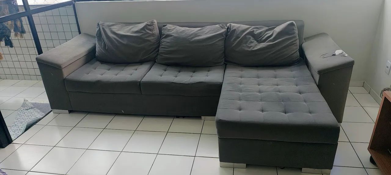 Sofá 3 lugares com Chase