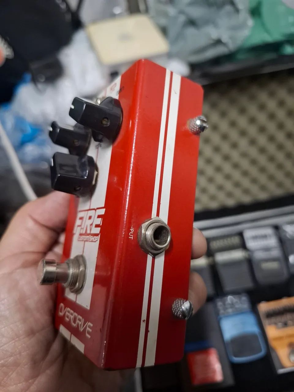 Pedal Overdrive Fire Custom Shop novíssimo.  - Foto 4