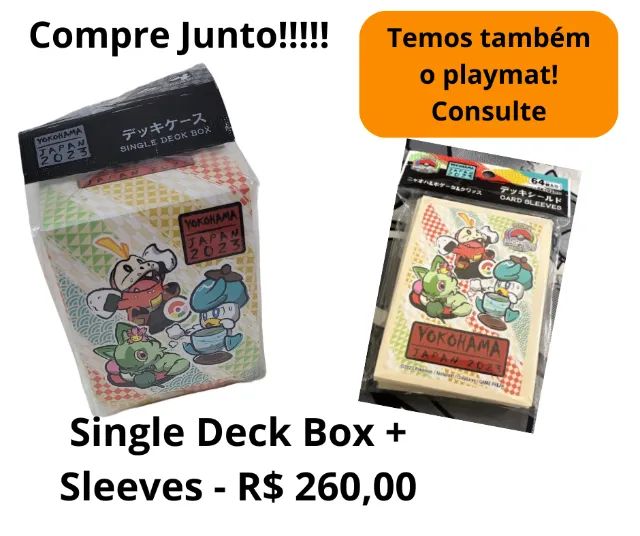 Pokémon - Single Deck Box EXCLUSIVA dos torneios mundiais - Original e lacrada - Foto 2