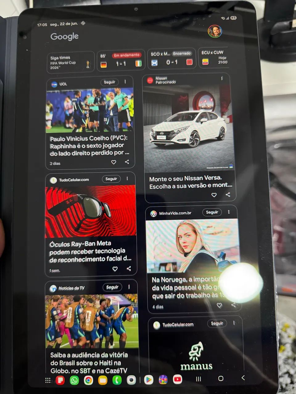 Tablet Samsung Tab S6 Lite novíssimo com NF  - Foto 2