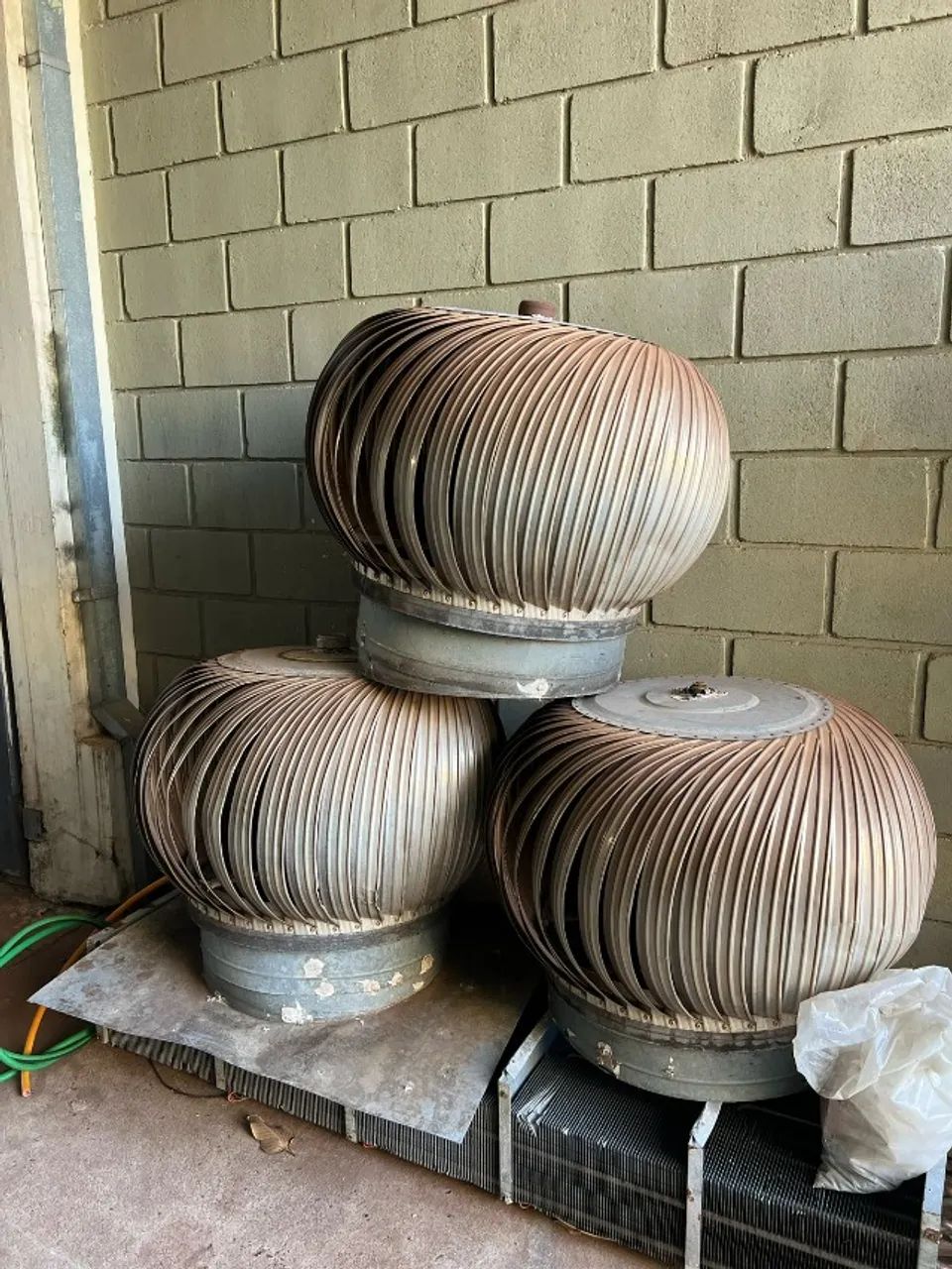 3 Exaustores Eolicos 60 cm