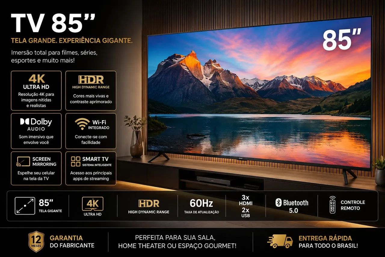 TV TCL 85' - Foto 3