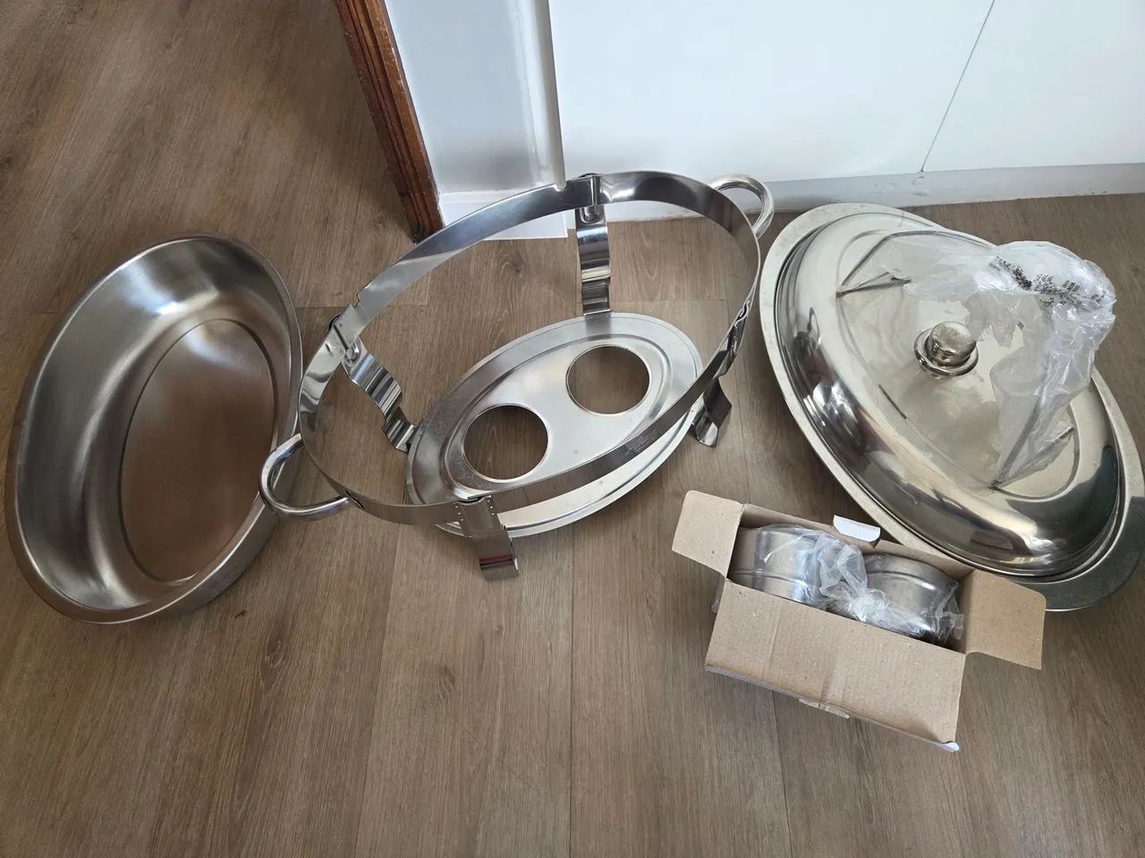 Rechaud Oval Inox 5,5 L - Hercules - Foto 4