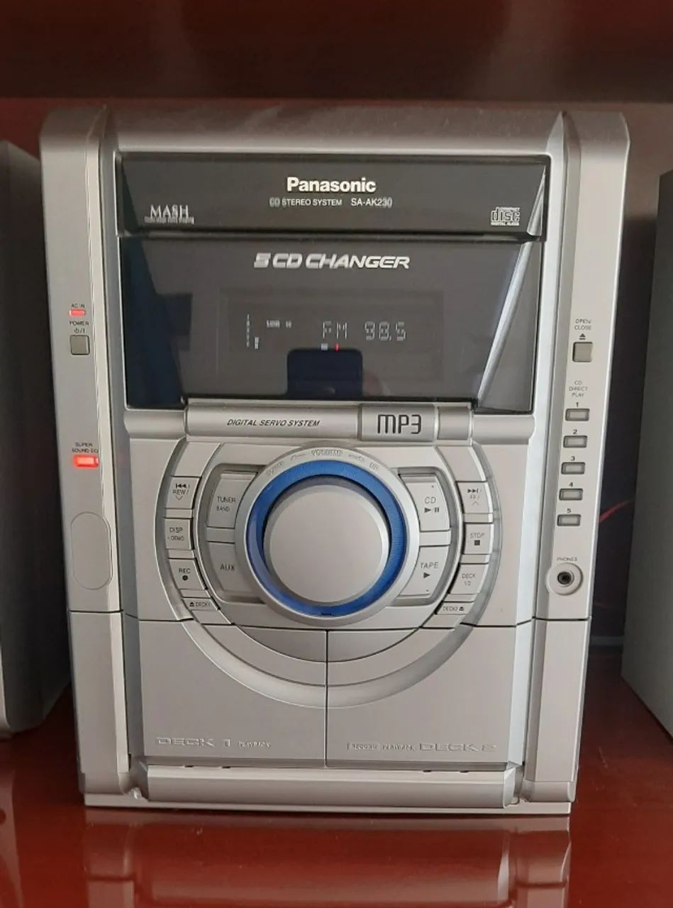 CD Stereo System Panasonic SA-AK230 - Usado - Foto 3