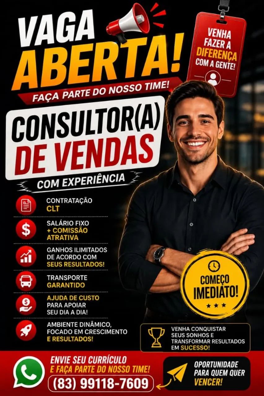 ? VAGAS DE EMPREGO ? OPORTUNIDADE