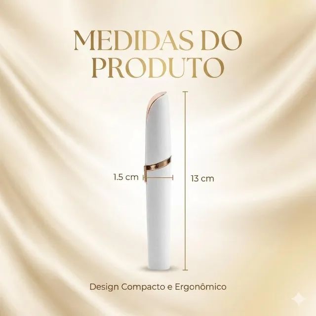 Caneta Depilador Sobrancelhas Elétrica Super Premium - Foto 5