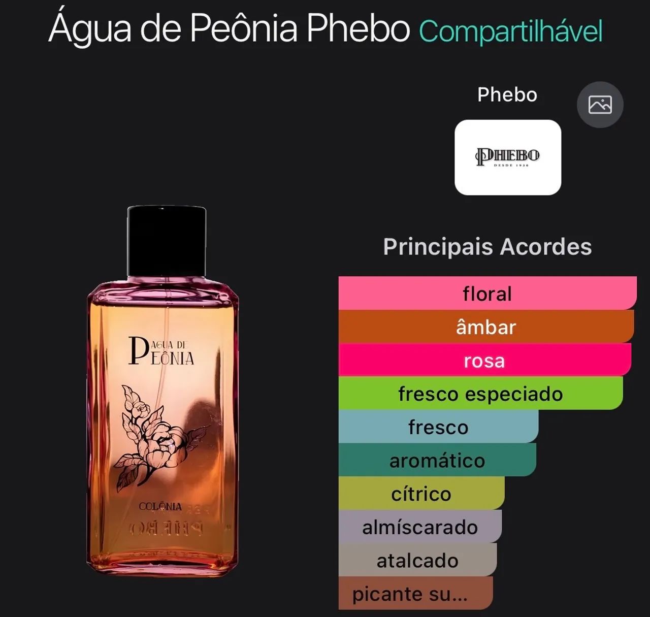 Perfume phebo granado - Foto 2