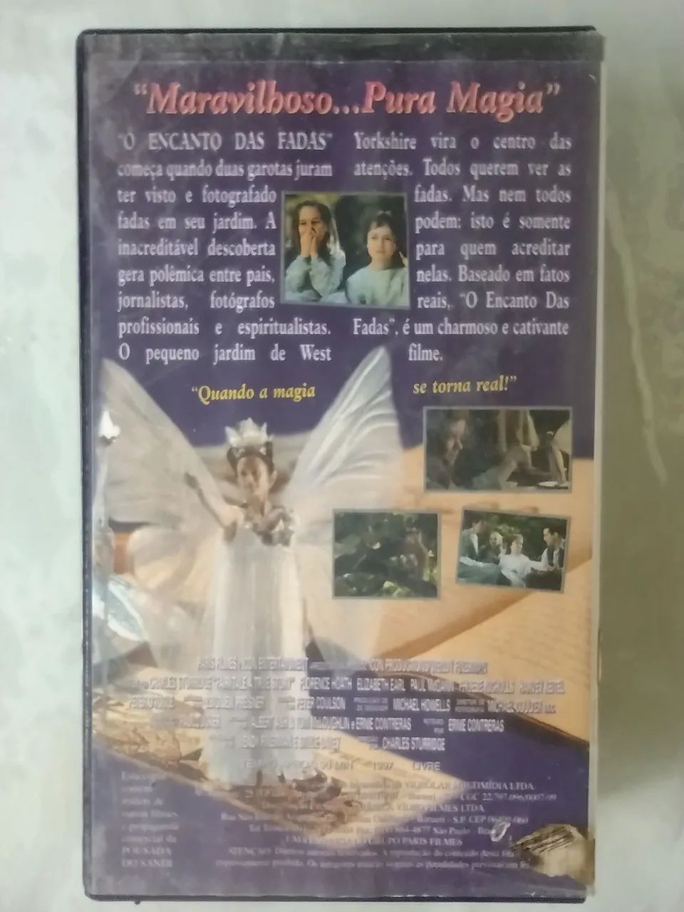 VHS. FILME ORIGINAL O ENCANTO DAS FADAS - Foto 2