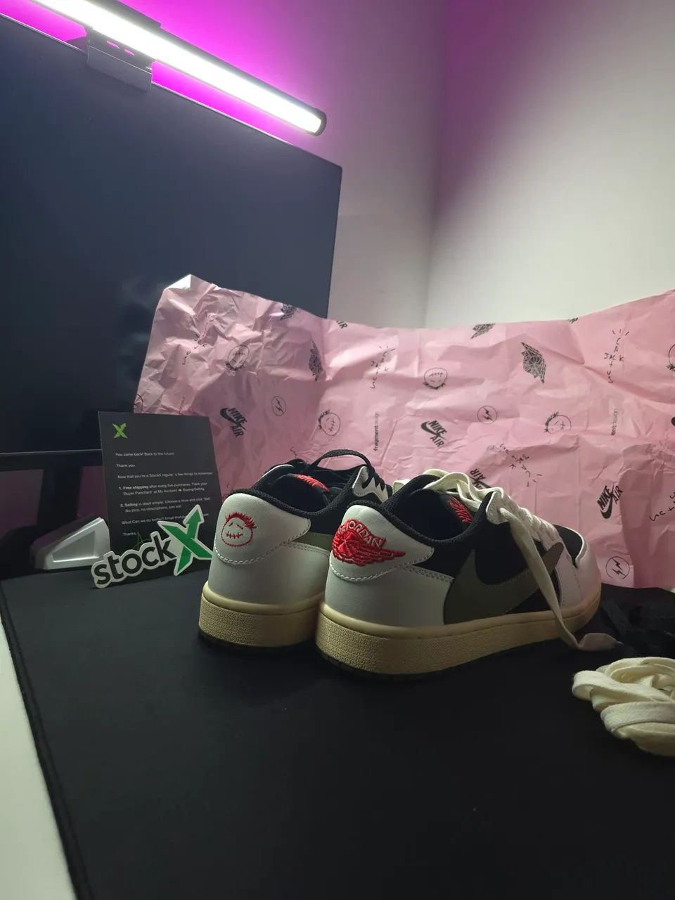 Travis Scott x Air Jordan 1 Low Olive - Foto 4
