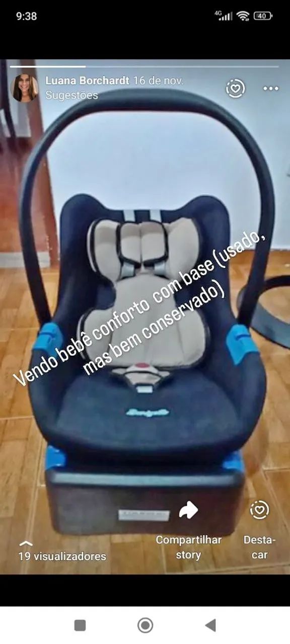 Cadeirinha de bebê 