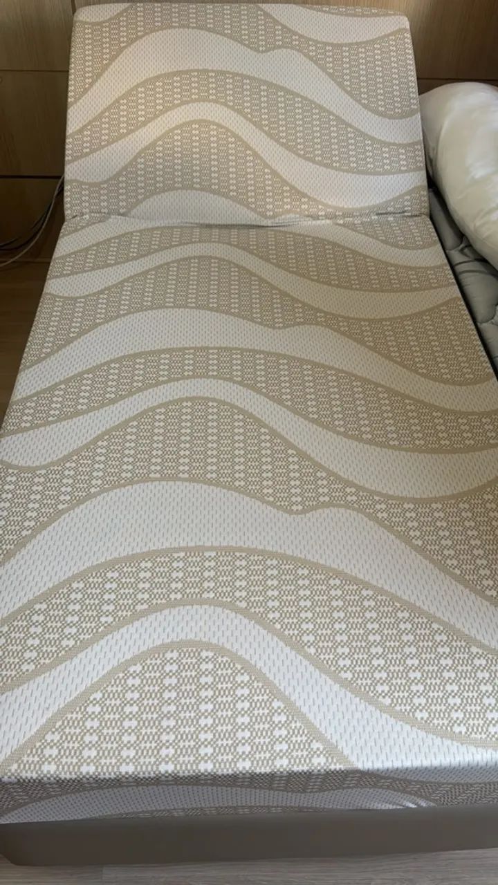 CAMA MOTORIZADA CENTAURO BEGE COM COLCHAO SEM GRADE SEM RODIZIOS PILATI - Foto 5