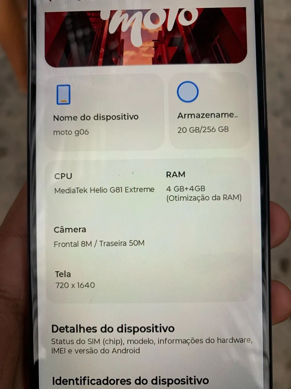 Moto g06 seminovo - Foto 5