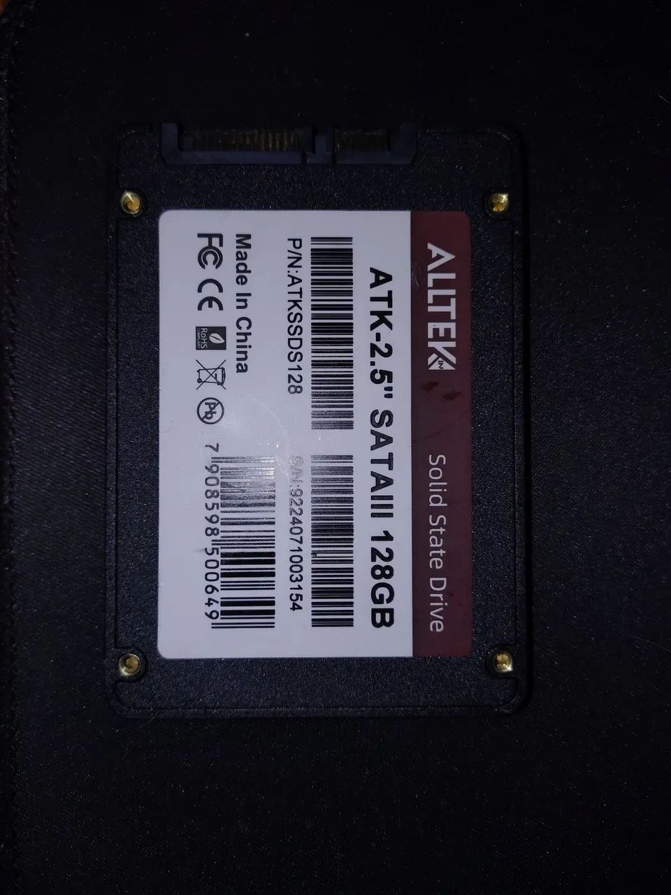 SSD SATA 2,5" - 128GB - Alltek