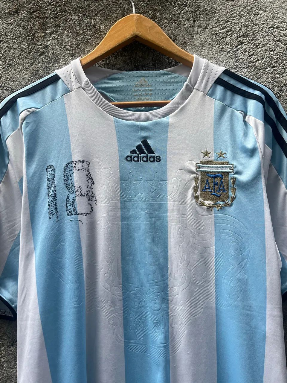 Camisa Argentina 2006 Messi da época   - Foto 3