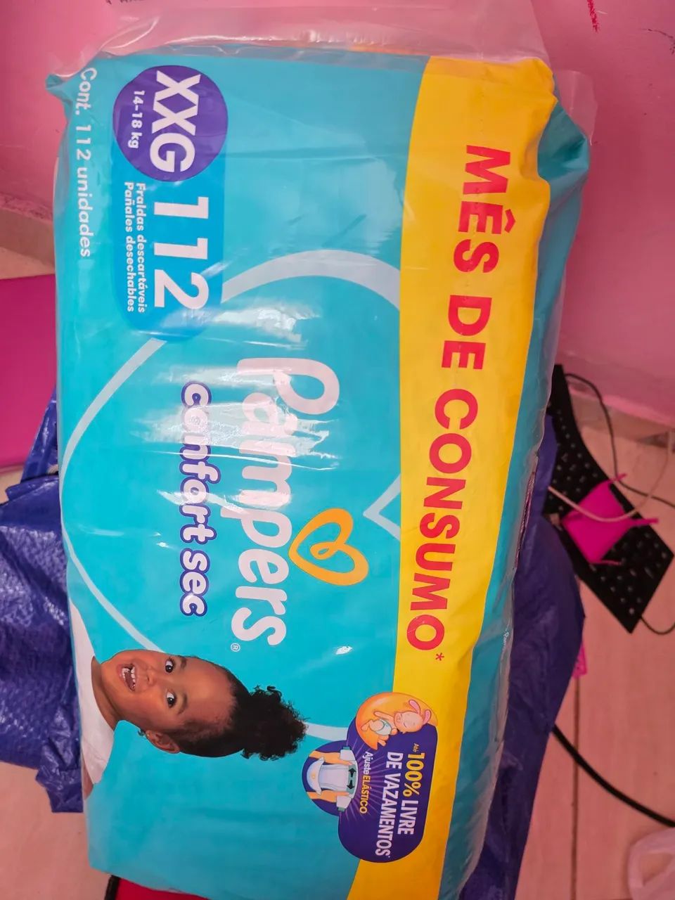 Fralda pampers xxg