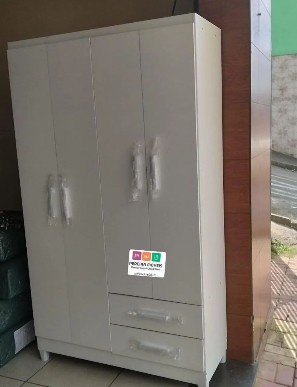 Guarda Roupa 4 portas e 2 Gavetas na Promoção  - Foto 5