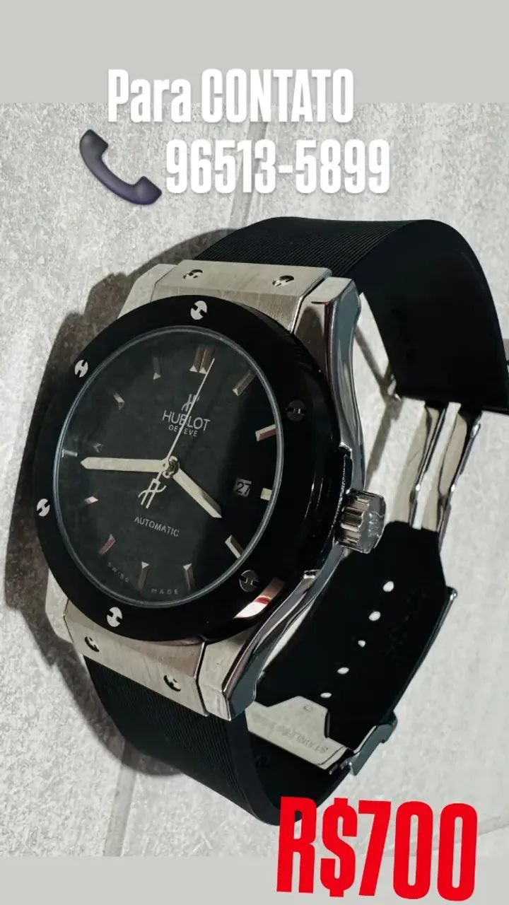 Relógio HUBLOT GENEVE VENDOME AUTOMÁTICO  ENTREGAMOS  - Foto 2