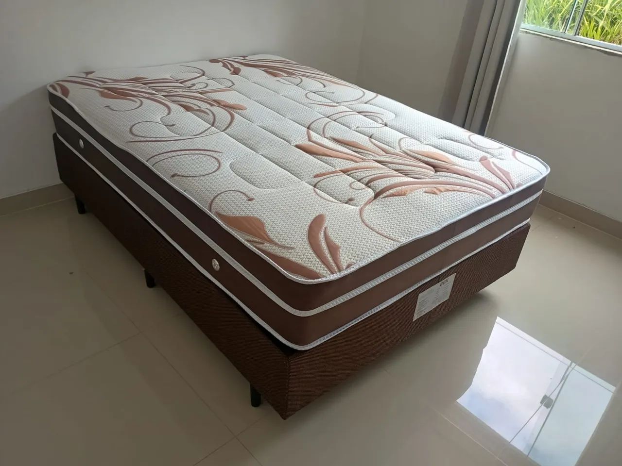 Cama Box Casal + Colchão Molas Ensacadas | Nova - Foto 3