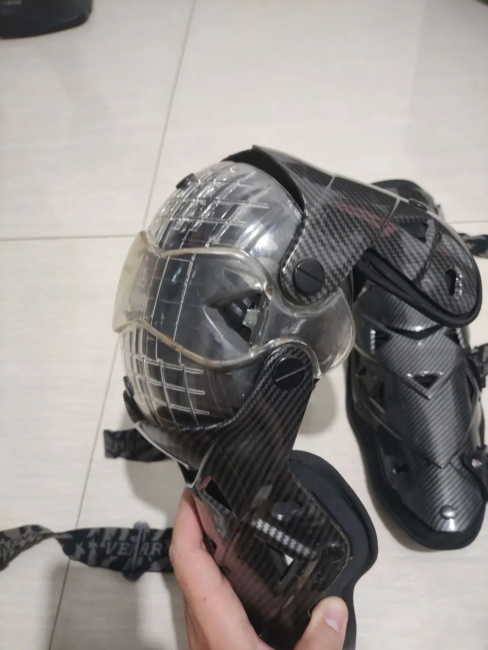 Joelheira Articulada Reforçada Trilha/Motocross - Foto 2