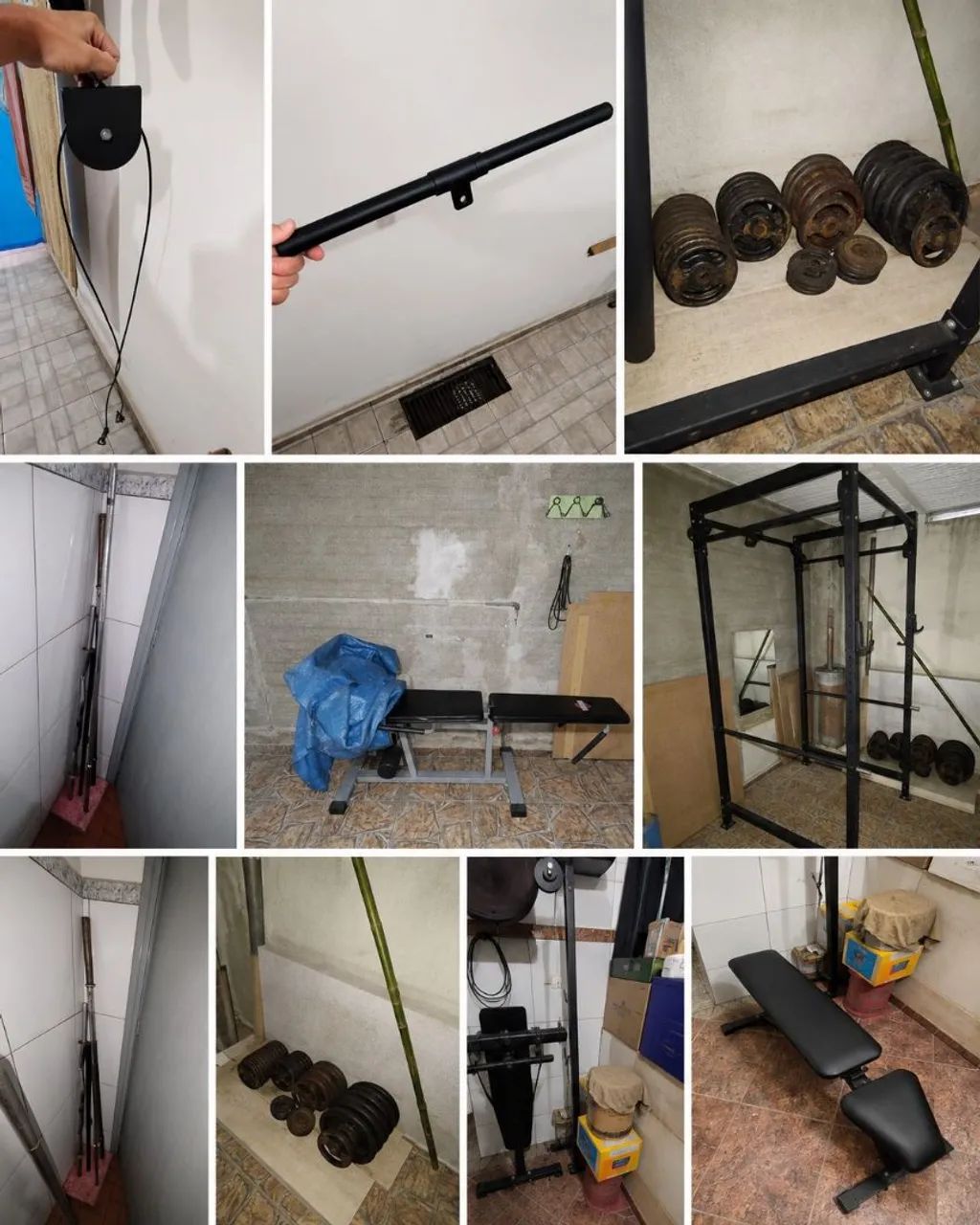 Equipamentos de musculação 