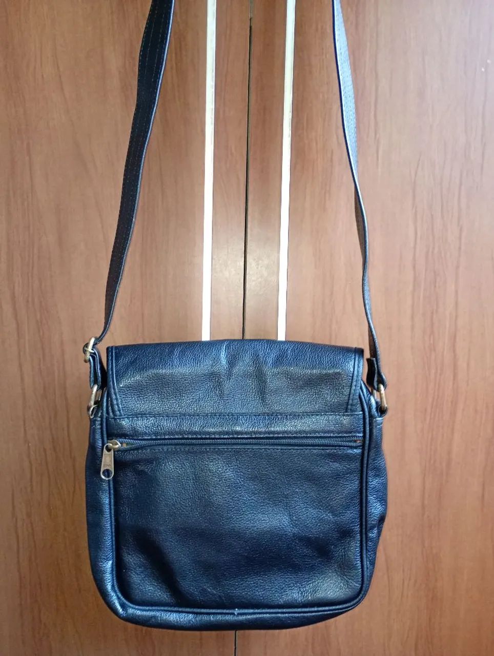 Bolsa lateral em couro legítimo  - Foto 2