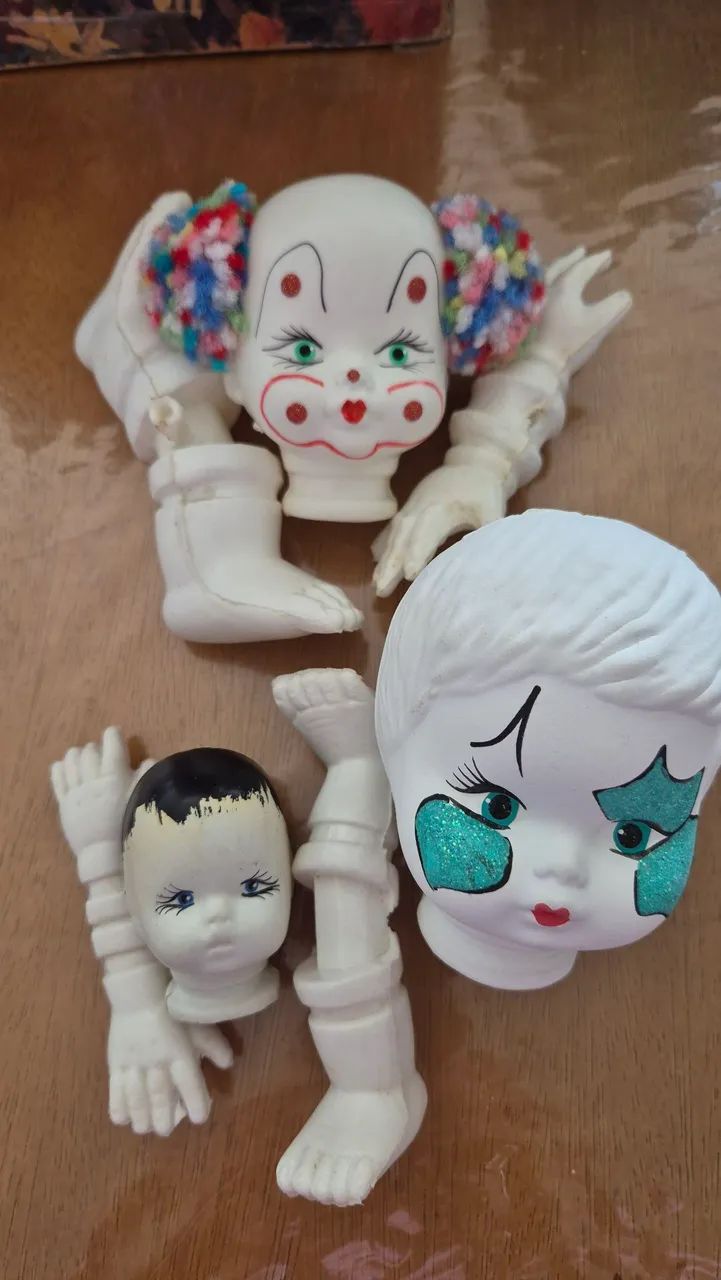 Kit para montagem de 6 bonecas com vestidos  - Foto 2