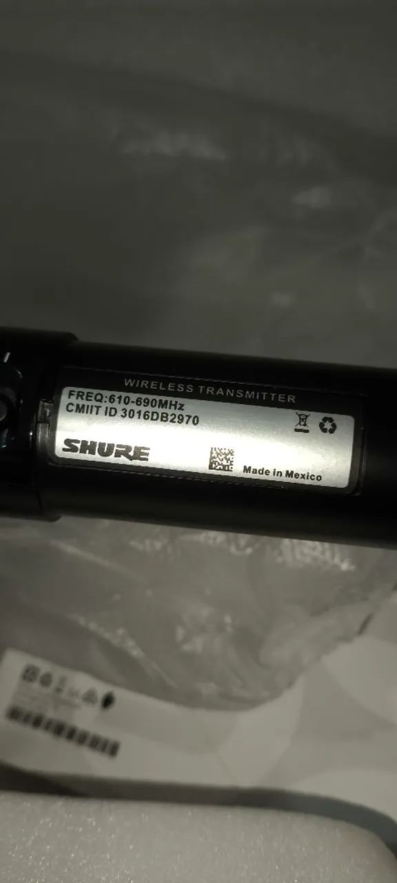 MICROFONE SHURE SLXD DUPLO  - Foto 5