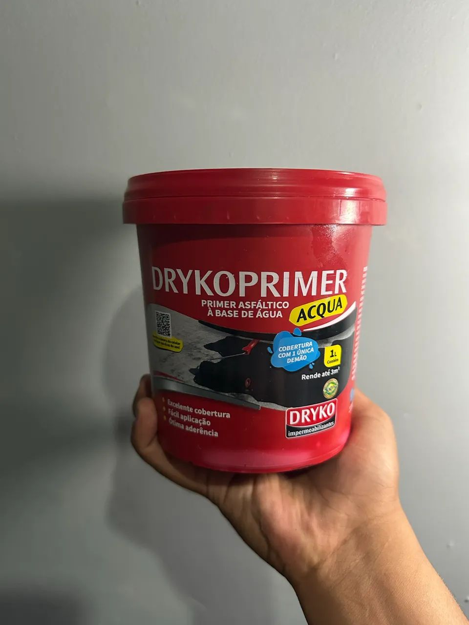 Drykoprimer Acqua 1L - Primer Asfáltico à Base de Água (Novo