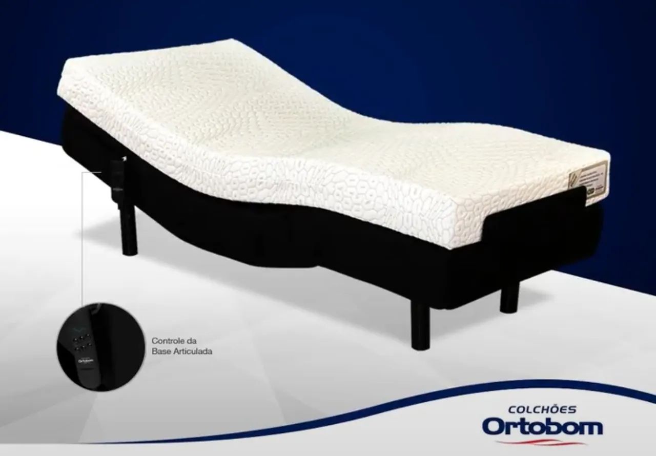 Cama Ortobom com controle remoto solteiro sem colchão - Foto 3