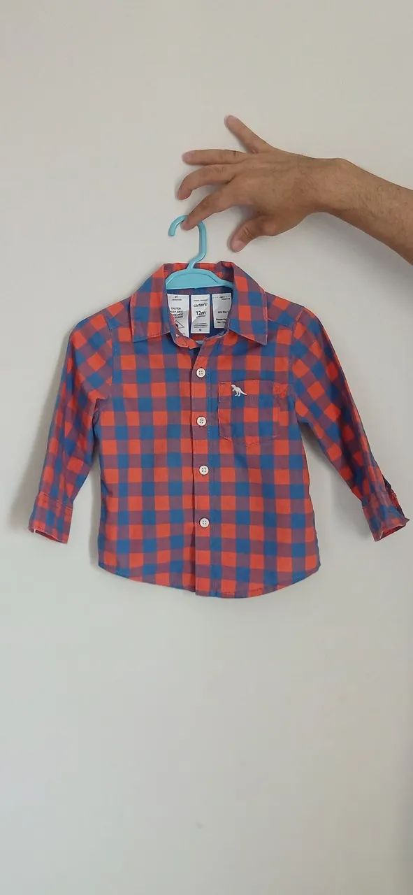 Vendo camisa de xadrez infantil 