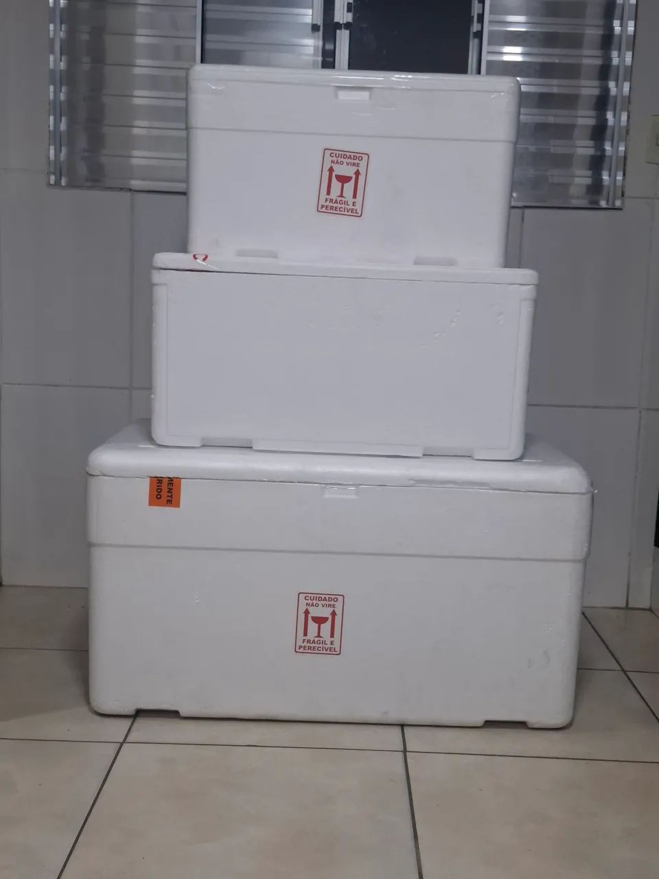 Caixas de Isopor - 100L + 60L + 37L Grande P/ Gelo
