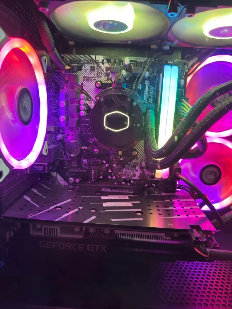 Vendo kit: placa mãe, processador e placa de vídeo. 