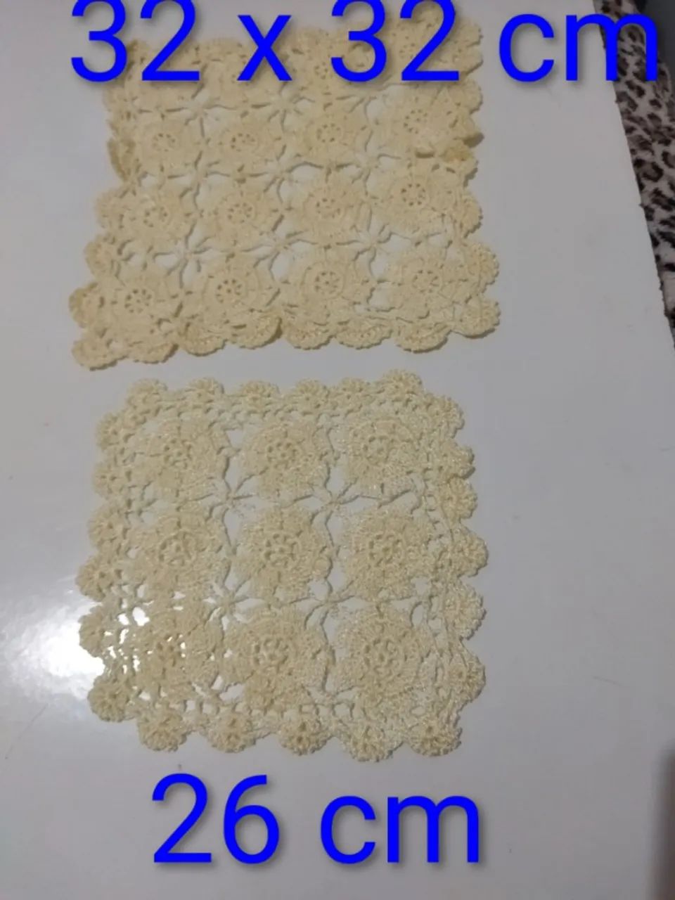 Jogo crochê creme  - Foto 3