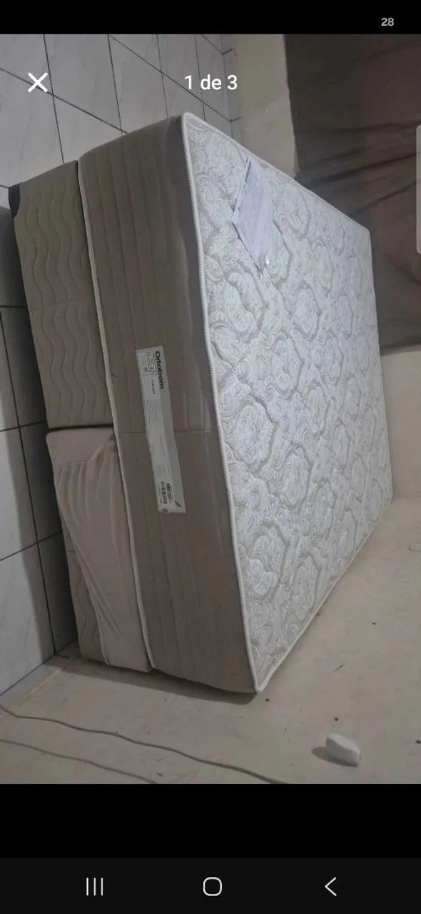 Colchão Star New + base Sommier Queen - Foto 3