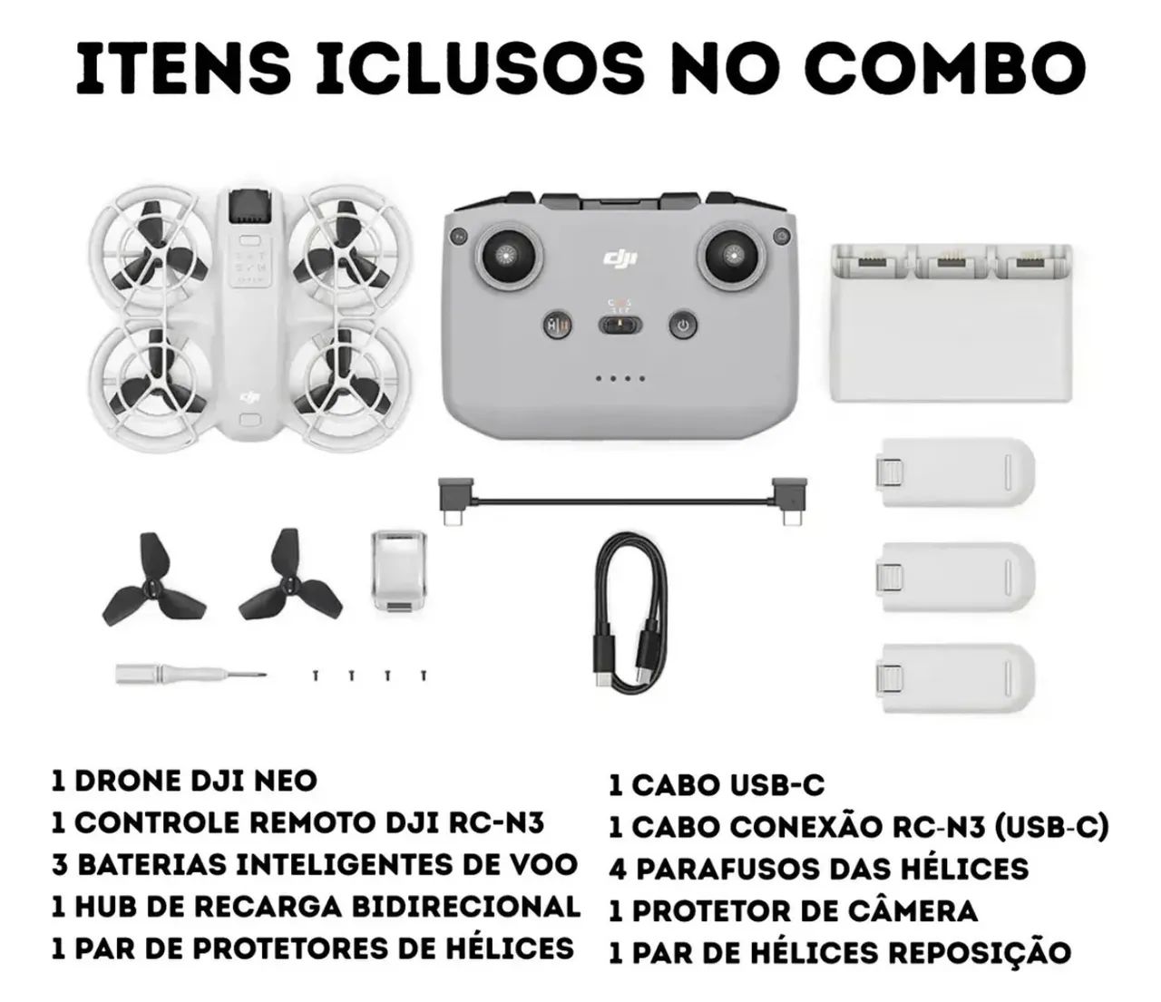 DRONE DJI NEO (USADO 3 VEZES APENAS) - Foto 5
