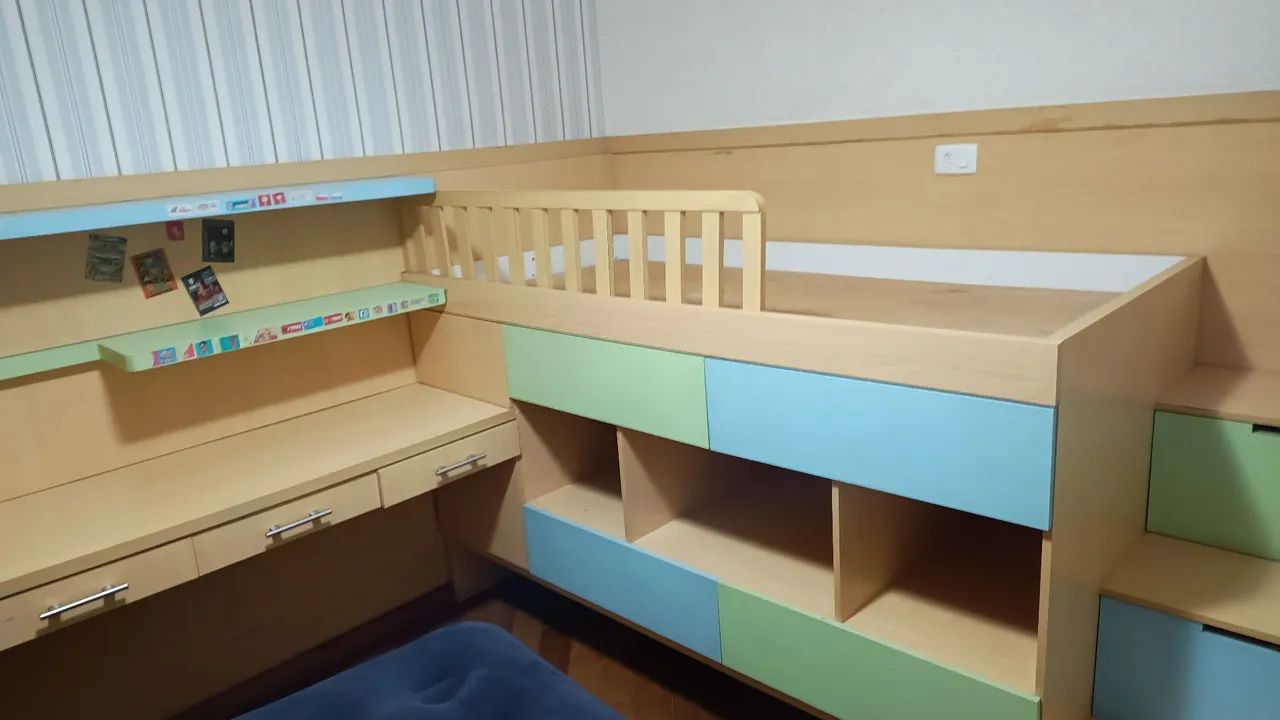 Cama solteiro infantil embutida  - Foto 4