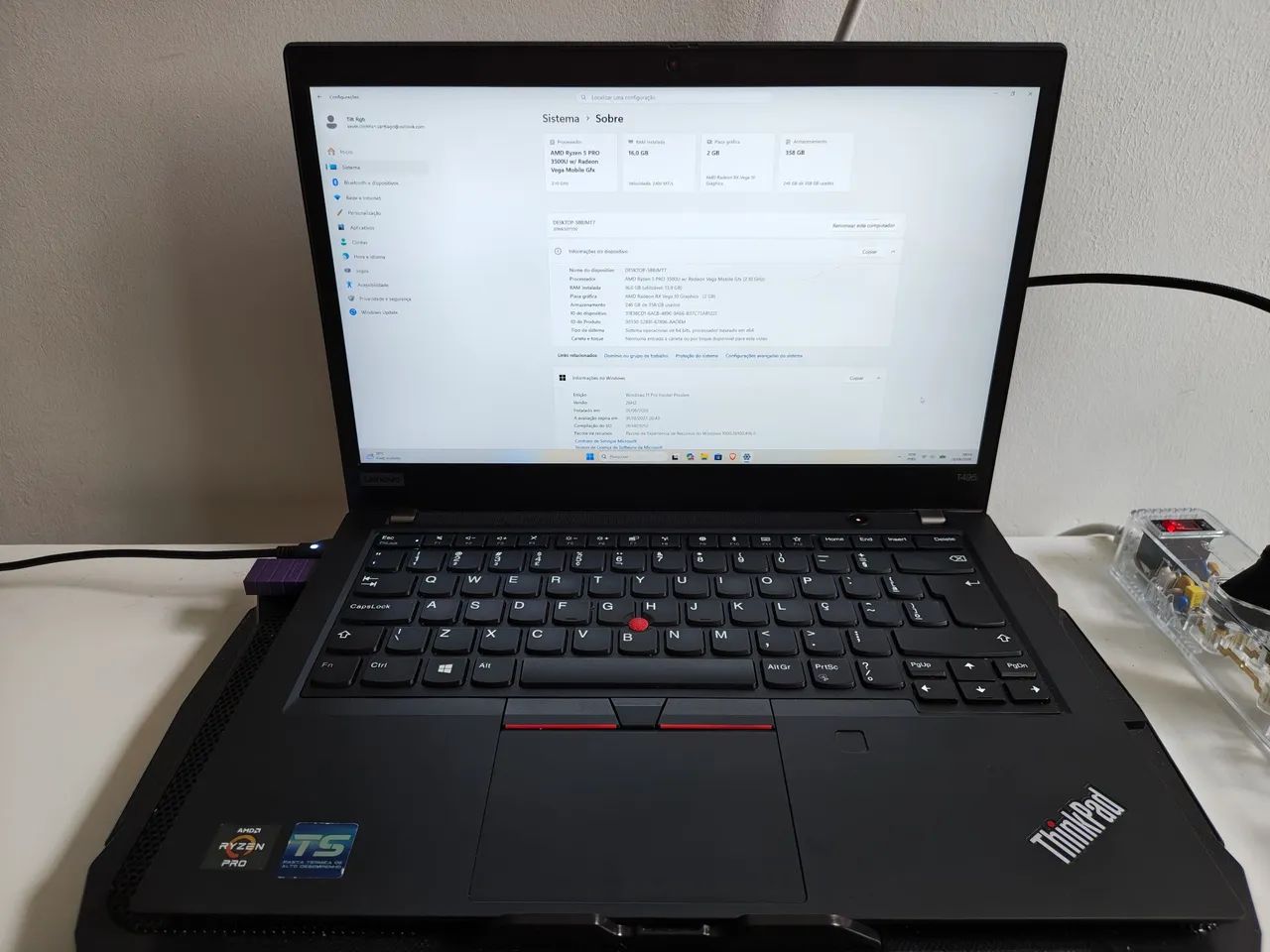 Notebook Lenovo Thinkpad T495