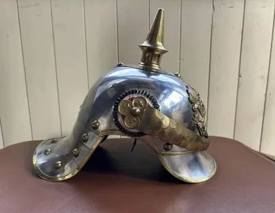 ARO PICKELHAUBE CAPACETE PRUSSIANO IMPORTADO GERMANY IMPERIAL ORIGINAL  - Foto 3