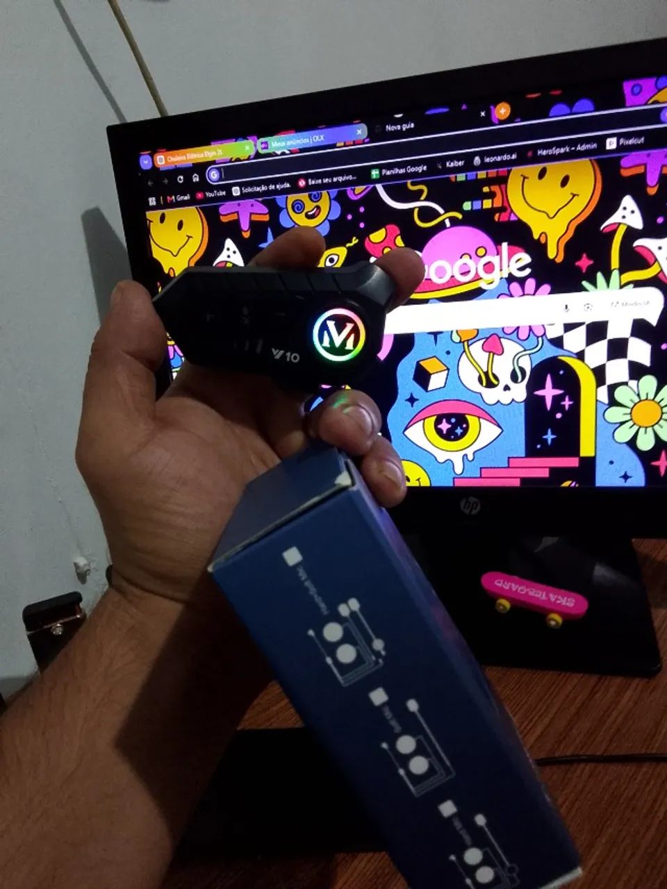 Fone Intercomunicador Bluetooth para Capacete | Música, GPS e Chamadas! - Foto 2