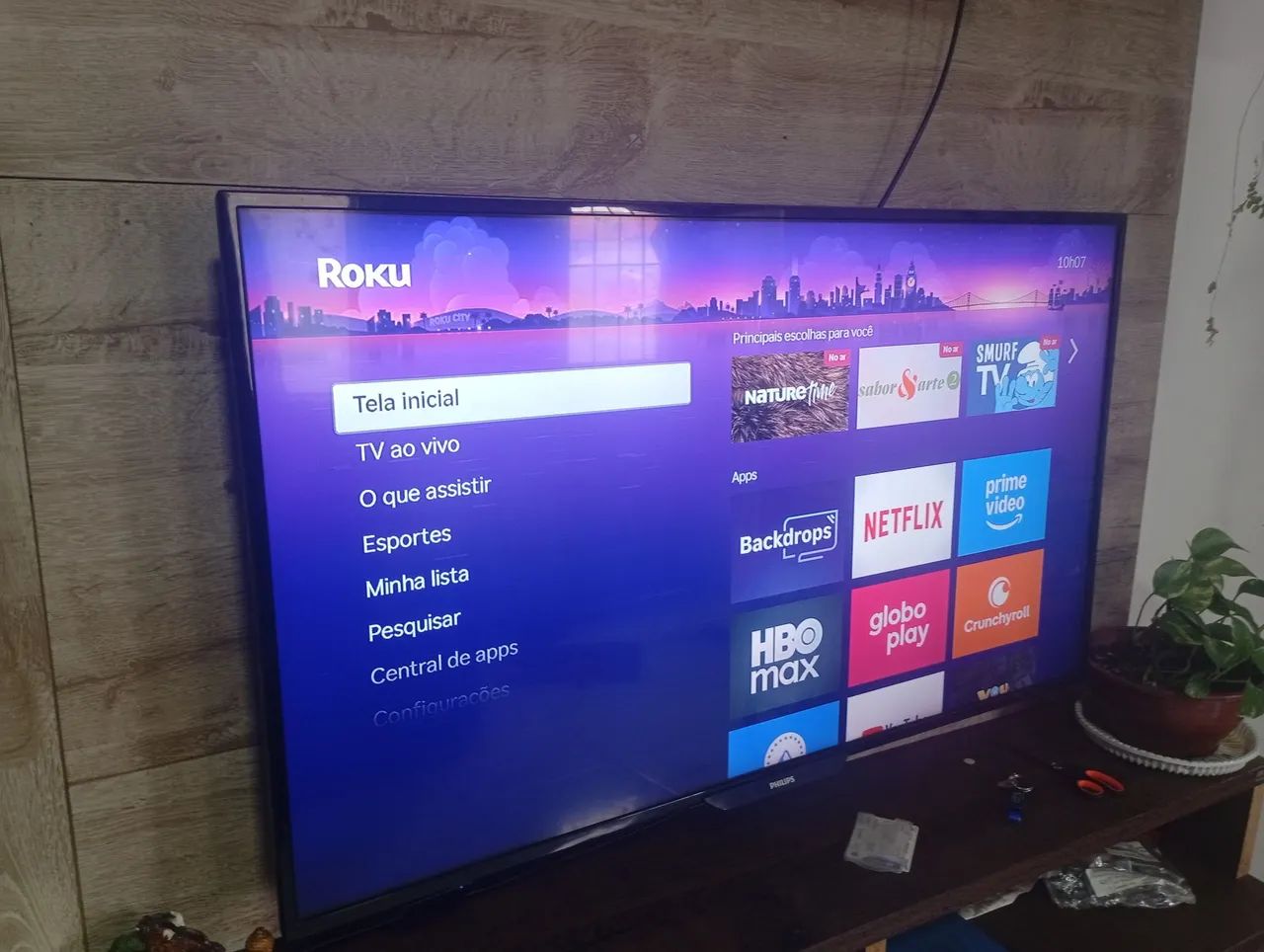 Smartv Philips 43 polegadas roko tv integrada  - Foto 3