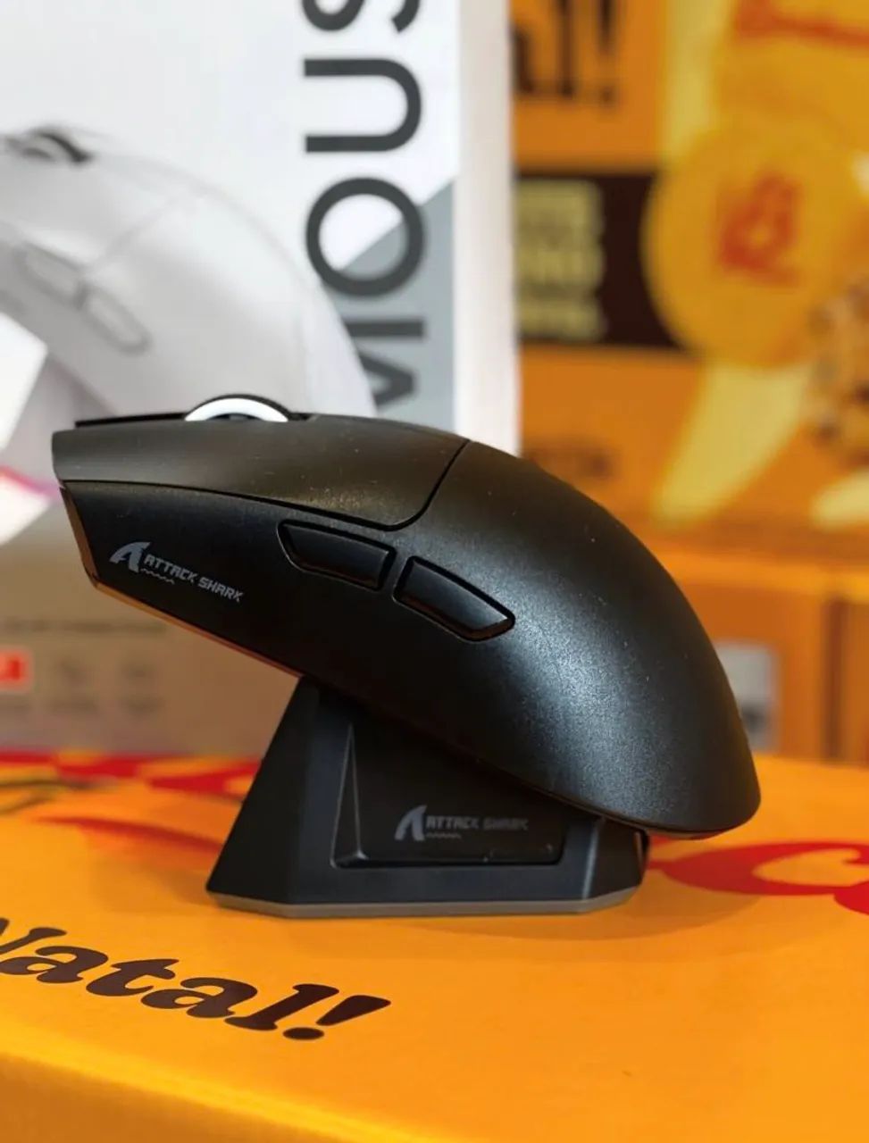 Moser Para Jogos Sem Fio Attack Shark X 11 - Foto 4