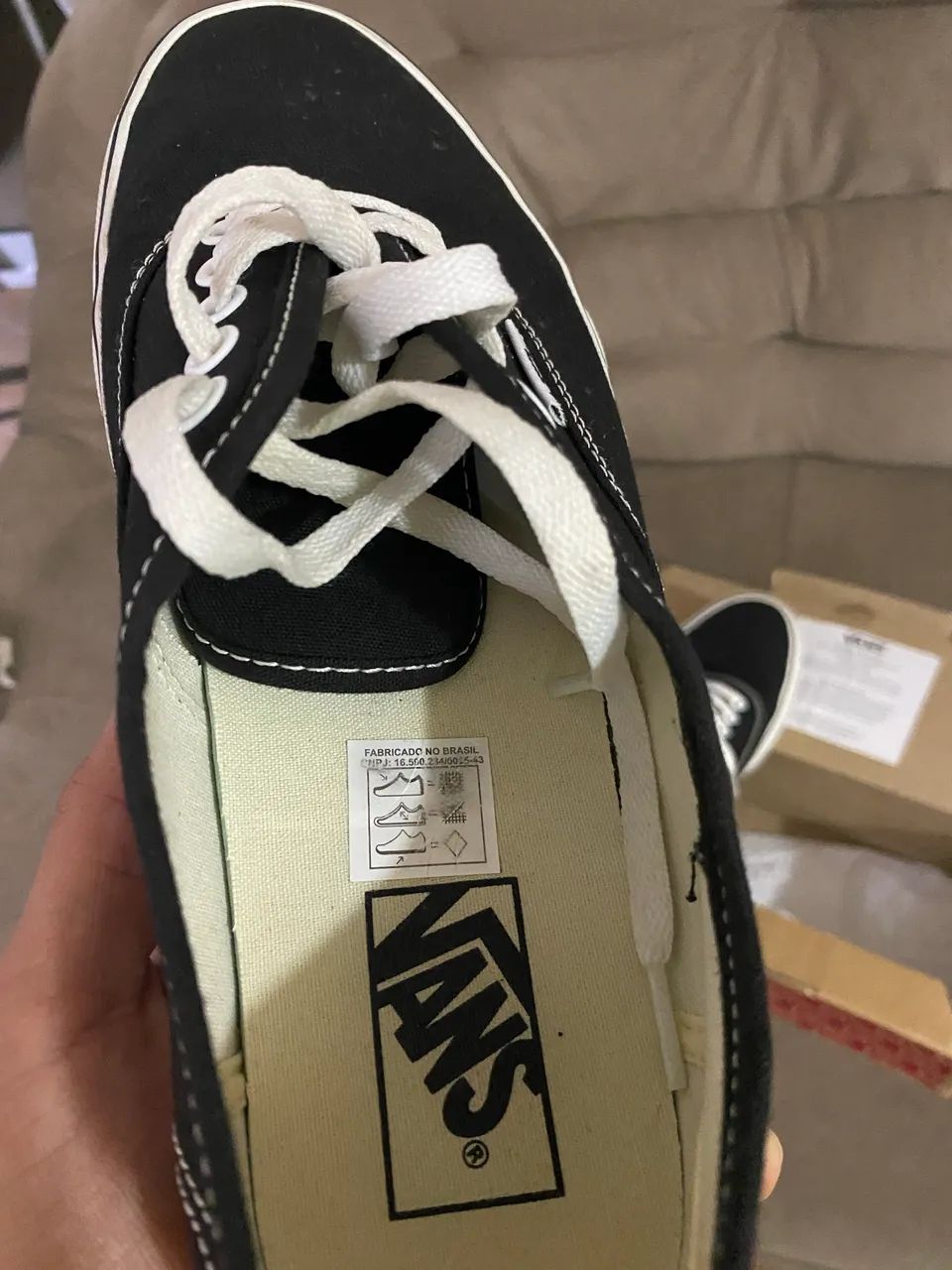 Tênis vans authentic black 40 usei uma vez - Foto 4