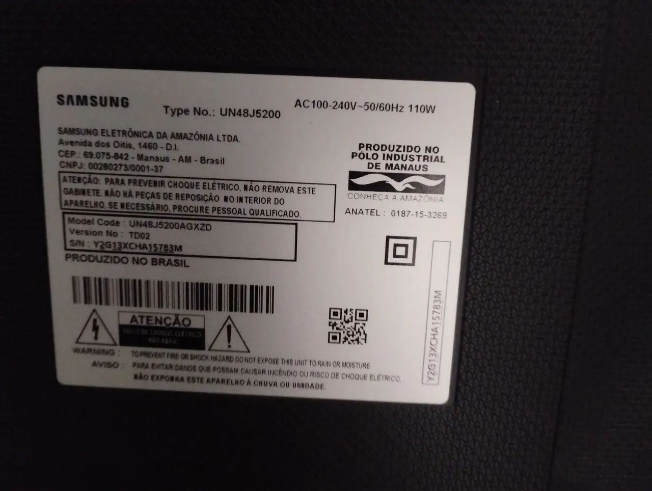 Tv Samsung SMART 48 polegadas 